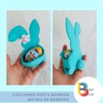 Coelho Porta-bombom – matriz de bordado - Image 2