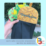 Bate-mão Coleção Semaninha - matriz de bordado