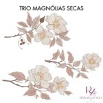 Trio MAGNÓLIAS SECAS