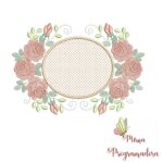 Matriz de Bordado - Coleção Moldura Flores - Image 3