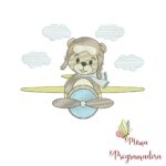 Matriz de Bordado - Coleção Ursinho Aviador - Image 4