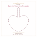 Projeto na Bordadeira - Chaveiro Coração para Sintético [Incluso + 26 letras do Alfabeto] - Imagem 15