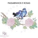 Passarinhos e rosas - Imagem 3