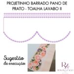 PROJETINHOS BARRADO PANO DE PRATO e TOALHINHAS LAVABO - Image 4