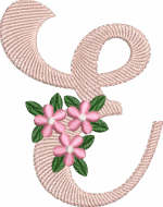 Matriz de Bordados Alfabeto florzinhas - Image 6