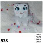 Matriz de bordado almofadinha fadinha dos dentes