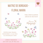 Matrizes de Bordado - Floral Maria Delicado | Jardim - Imagem 2