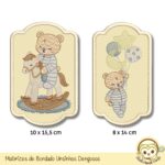 Matrizes de Bordado Ursinhos Dengosos - Image 7