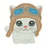 Matriz de Bordado - Gatinhos Aviadores - Image 13