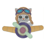 Matriz de Bordado - Gatinhos Aviadores - Image 7