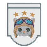 Matriz de Bordado - Gatinhos Aviadores - Image 9