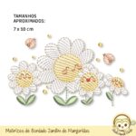 Matrizes de Bordado Jardim de Margaridas - Imagem 13