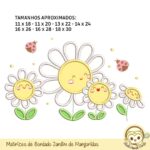 Matrizes de Bordado Jardim de Margaridas - Imagem 5