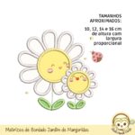 Matrizes de Bordado Jardim de Margaridas - Imagem 6