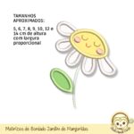 Matrizes de Bordado Jardim de Margaridas - Imagem 9