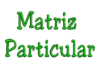 Matriz de Bordado Particular
