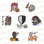 Pacote de Matriz de Bordado - Overwatch Tank