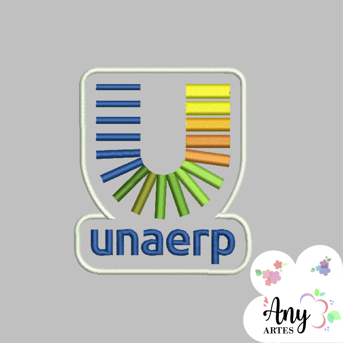 Matriz de bordado - Unaerp patch aplique - Imagem 1