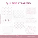 COLEΓΓO QUILTINGS PARA NECESSAIRETRAPEZIO