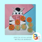 Jogo da velha Safari – matriz de bordado - Image 2