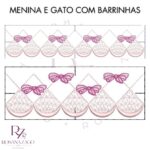 Menina e Gato com Barrinhas - Image 5