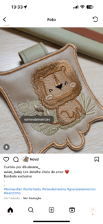 Leão Menino - Safari - Matrizes de Bordados - Imagem 2