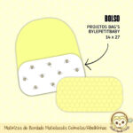 Matrizes de Bordado Matelassês Colmeia Abelhas - Image 3