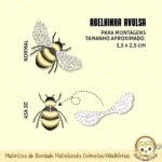 Matrizes de Bordado Matelassês Colmeia Abelhas - Image 7