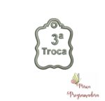 Matriz de bordado Chaveirinho Alfabeto de (A a Z) e Troca Maternidade - Image 5