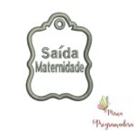 Matriz de bordado Chaveirinho Alfabeto de (A a Z) e Troca Maternidade - Image 6