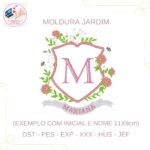 Matriz de Bordado - Moldura Jardim - Imagem 2