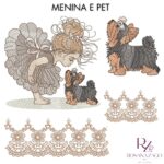 MENINA E CACHORRO