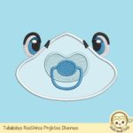 Matrizes de Bordado Tubababys Rostinhos - Image 3