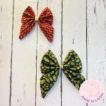 [Projeto na Bordadeira] Laço de Tecido Natalino