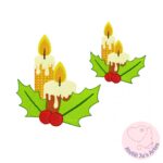 [Matrizes de Bordado] Velas de Natal - Image 2