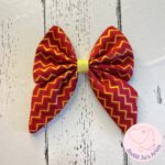 [Projeto na Bordadeira] Laço de Tecido Natalino - Imagem 2