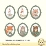 Coleção Florestinha Vintage Matrizes de Bordado - Imagem 18