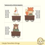 Coleção Florestinha Vintage Matrizes de Bordado - Imagem 6