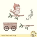 Coleção Florestinha Vintage Matrizes de Bordado - Imagem 8