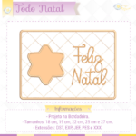 Combo Todo Natal - Porta guardanapo 2 , Mug Rug e porta copos - Image 7