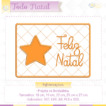 Combo Todo Natal - Porta guardanapo 2 , Mug Rug e porta copos - Image 8