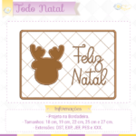 Combo Todo Natal - Porta guardanapo 2 , Mug Rug e porta copos - Image 13
