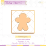 Combo Todo Natal - Porta guardanapo 2 , Mug Rug e porta copos - Image 28