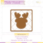 Combo Todo Natal - Porta guardanapo 2 , Mug Rug e porta copos - Image 32