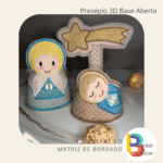 Projeto Presépio 3D – matriz de bordado - Imagem 2