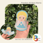 Projeto Presépio 3D – matriz de bordado - Imagem 3
