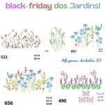 Matriz de bordado Combo de jardins