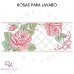 Rosas para toalha LAVABO - Image 2