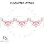 Rosas para toalha LAVABO - Image 3