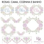 Rosas: CAMA, COZINHA e BANHO